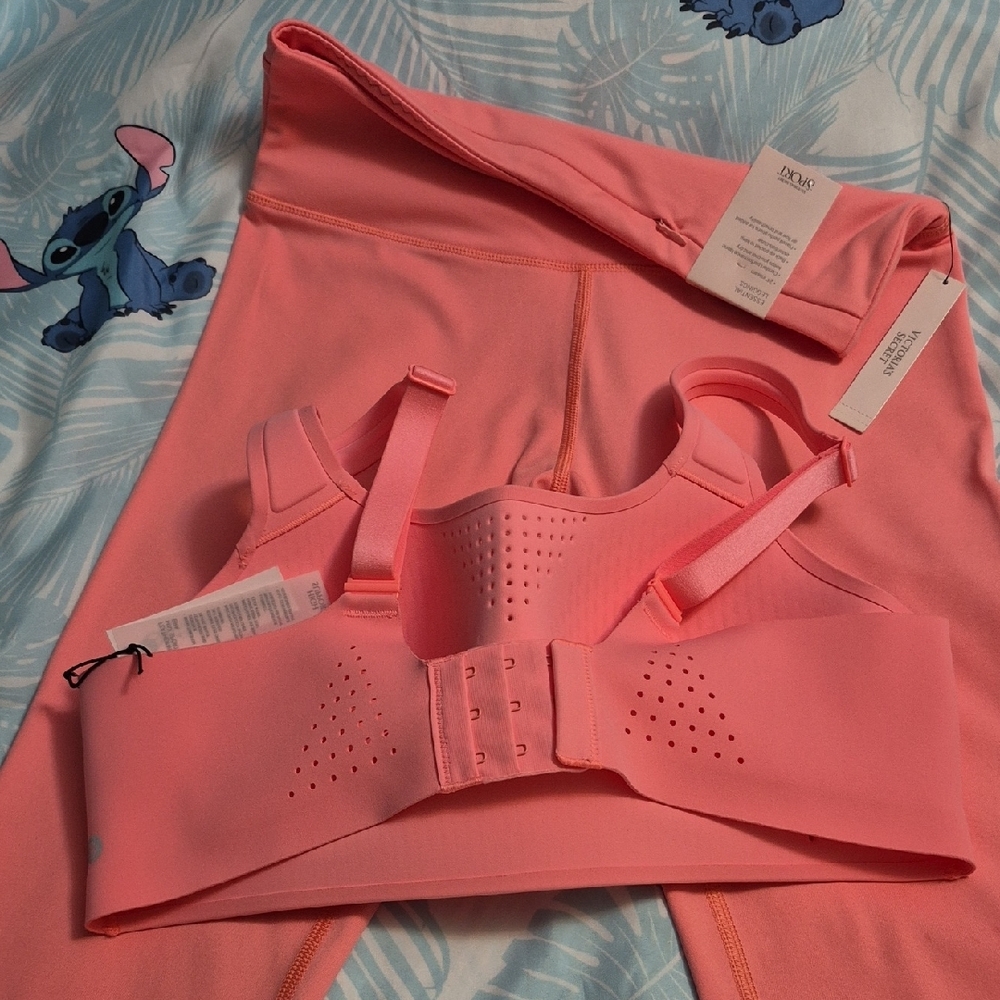Victoria's Secret salmon pink Leggings - Picture 3 of 8
